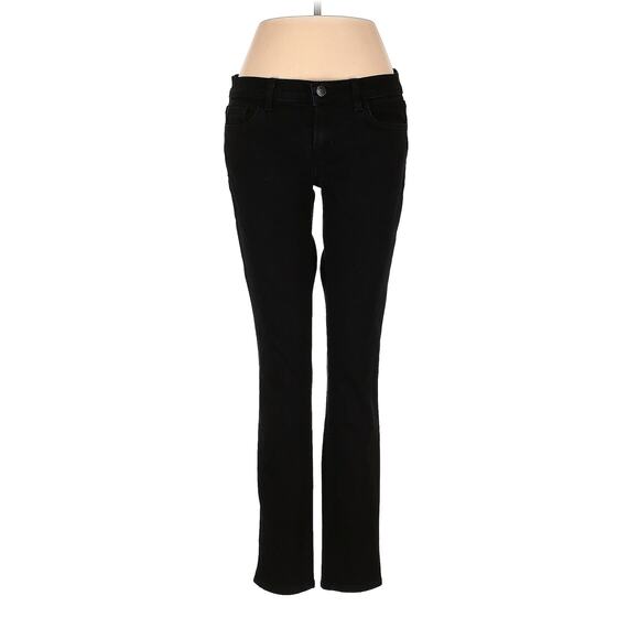 J Brand OP Jett Jeans 29 Waist Women's Pants Jet Black Ankle Skinny Mid Rise EUC - Picture 2 of 5